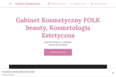 Gabinet Kosmetyczny FOLK beauty - Kosmetyczka Zakopane