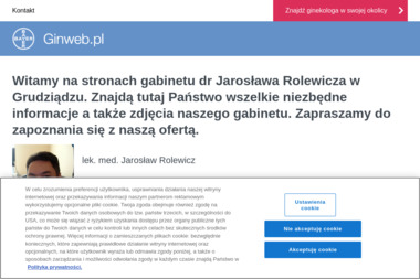 Ginekolog lek. med. Jarosław Rolewicz - Ginekologia Grudziądz