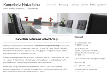 Kancelaria Notarialna - Anna Rokosz, Urszula Rak - Kancelaria Prawna Kołobrzeg
