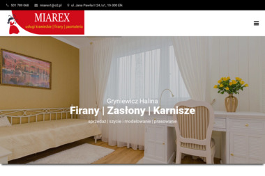 Zakład Produkcyjno-Usługowo-Handlowy „Miarex” - Pracownia Krawiecka Ełk