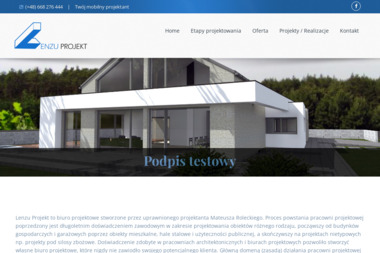 Lenzu Projekt - Adaptacja projektów Morawica