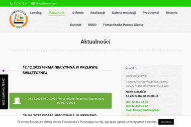 Firma Limańczyk Spółka Jawna - Instalacje grzewcze Góra