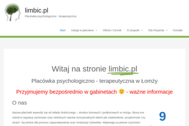 Placówka Psychologiczno - Terapeutyczna LIMBIC.PL - Leczenie Odwykowe Łomża