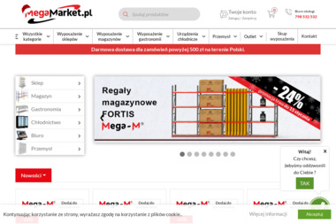 MegaMarket S.A. - Regały Magazynowe Chmielów