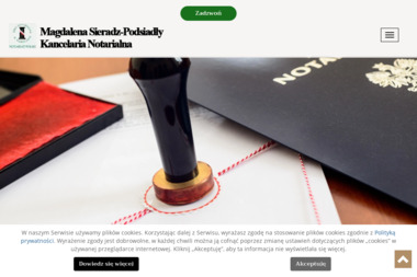 Kancelaria notarialna - Sieradz-Podsiadły Magdalena - Notariusz Grodzisk Mazowiecki