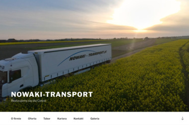 NOWAKI - TRANSPORT - Transport Ciężarowy Żelisławice