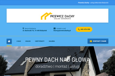 Picewicz - Usługi Dekarskie - Obróbki blacharskie Białystok