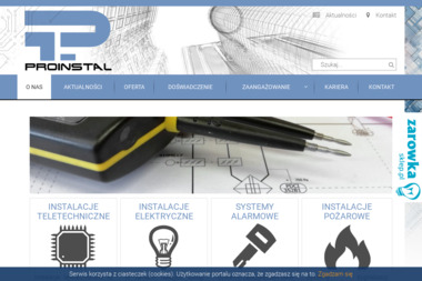 „PROINSTAL” Sp. z o.o. - Alarmy Szczecin