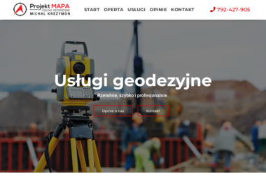 Projekt MAPA Usługi Geodezyjne Michał Krezymon - Projektowanie inżynieryjne Elbląg