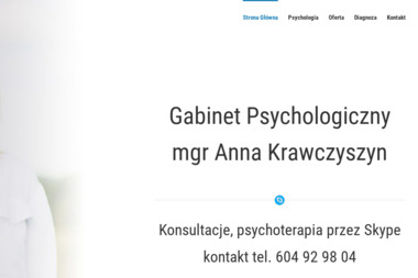 Gabinet Psychologiczny mgr Anna Krawczyszyn - Psychoterapia Jelenia Góra