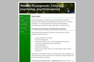 Psycholog, psychoterapeuta - Tomasz Drzazgowski - Pomoc Psychologiczna Chojnice