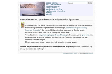 Anna Lissewska - psychoterapia - Psycholog Olecko