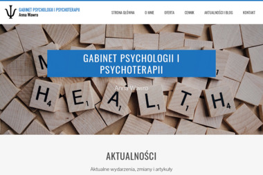 Gabinet Psychologii i Psychoterapii Anna Wawro - Psychoterapia Gliwice
