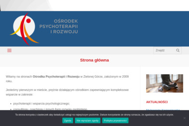 Stowarzyszenie OŚRODEK PSYCHOTERAPII I ROZWOJU - Pomoc Psychologiczna Zielona Góra