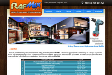 Usługi Remontowo-Wykończeniowe „RafMix” - Malarz Elewacji Wieliczka