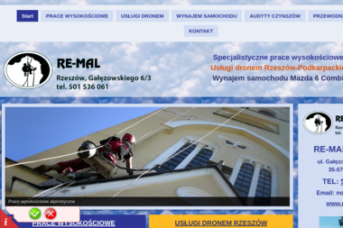 RE-MAL - Prace wysokościowe Rzeszów