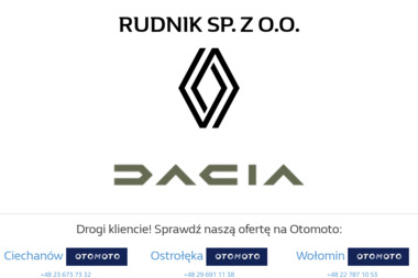 Rudnik Sp. z o.o. - Sprzedawcy samochodów dostawczych Grabowo