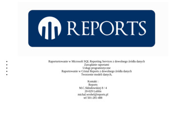 Reports - Programista Lublin