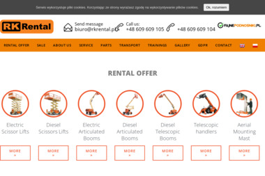 RK Rental - Ładowarki Kołowe Brzoza