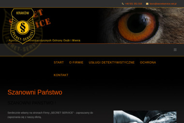 Agencja  "SECRET SERVICE" - Biuro Detektywistyczne Kraków