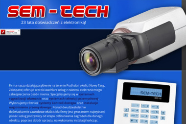 Sem-Tech - Alarmy Nowy Targ
