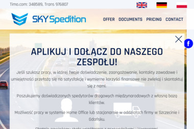 SKY Spedition - Transport Drogowy Szczecin