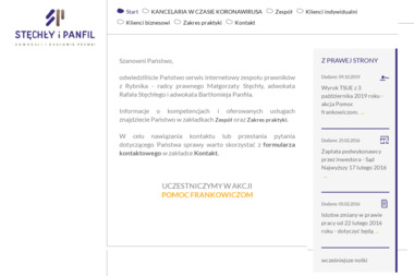 STĘCHŁY i PANFIL Adwokaci i Radcowie Prawni - Kancelaria Adwokacka Rybnik