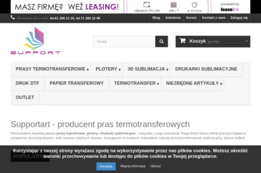 SupportArt - Projektowanie Sklepów www Koziegłowy