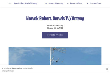 Nowak Robert. Serwis TV/Anteny - Serwis Telewizorów Szamotuły