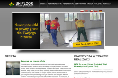 Unifloor Posadzki przemysłowe - Posadzki Bielsko-Biała