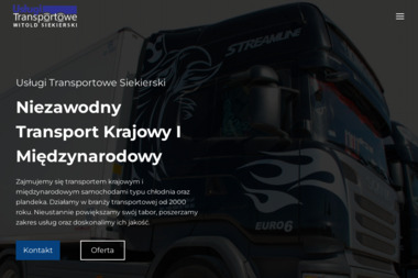 Usługi Transportowe Witold Siekierski - Firma Transportowa Międzynarodowa Nowa Sucha