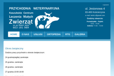 Kaszubskie Centrum Leczenia Małych Zwierząt - Weterynarz Kościerzyna