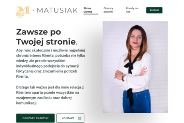 Kancelaria Adwokacka Adwokat Weronika Matusiak - Adwokat Spraw Karnych Ciechanów
