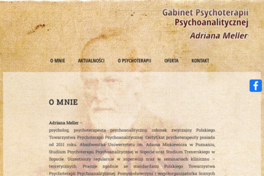 Gabinet Psychoterapii Psychoanalitycznej Adriana Meller - Psychoterapia Inowrocław