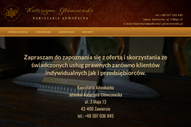 Kancelaria Adwokacka - adwokat Katarzyna Główczewska - Kancelaria Prawna Zawiercie
