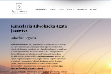 Agata Jacewicz KAncelaria Adwokacka - Obsługa prawna firm Legnica