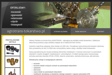 AGROTRANS - usługi tokarsko-ślusarskie - Usługi cnc Grębocin