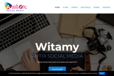 Antix Social Media - Strony WWW Ryki