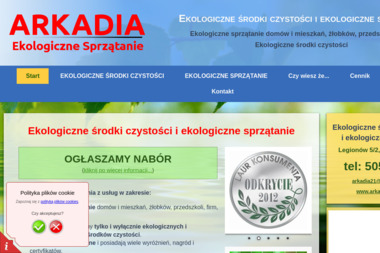 Arkadia Ekologiczne Sprzątanie - Sprzątanie Biur Wieczorem Rzeszów