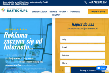 Bajtech.pl - Projektowanie Stron Responsywnych Łódź