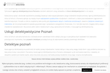 Agencja Wywiadu Biznesowego i Detektywistyki Antos & Fertsch - Firma Detektywistyczna Poznań