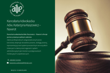 Kancelaria Adwokacka Adw. Katarzyna Kaszowicz – Nawrot - Adwokat Busko-Zdrój