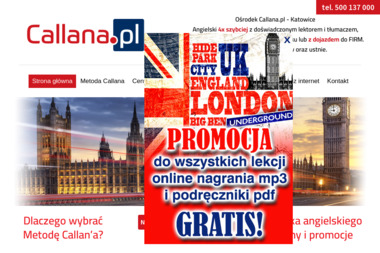 Ośrodek Callana.pl - Kursy Język&oacute;w Obcych Katowice