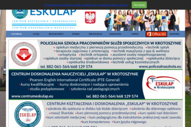 CENTRUM KSZTAŁCENIA I DOSKONALENIA "ESKULAP" - Edukacja Online Krotoszyn
