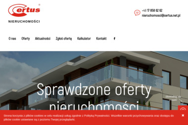 Certus Nieruchomości - Domy na Wynajem Rzesz&oacute;w