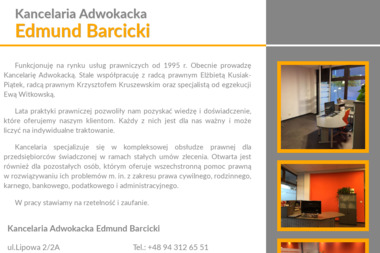 Kancelaria Adwokacka Edmund Barcicki - Kancelaria Adwokacka Białogard