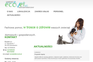 Ecovet s.c. - Lecznica Dla Zwierząt Bolesławiec