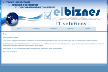 ELBIZNES - Strony Internetowe Elbląg