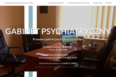 Prywatny Gabinet Psychiatryczny - Poradnia Psychologiczna Ełk