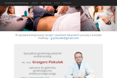 Gabinet Ginekologiczno Endokrynologiczny lek. med. Grzegorz Piskulak - Badania Ginekologiczne Gdynia